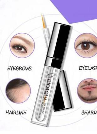 Сыворотка для роста ресниц и бровей bioaqua nourishing liquid eyelashes (7мл)1 фото