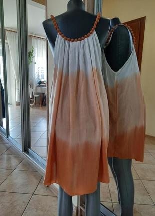 Чарівне з красивою горловиною сукня туніка 👗3 фото