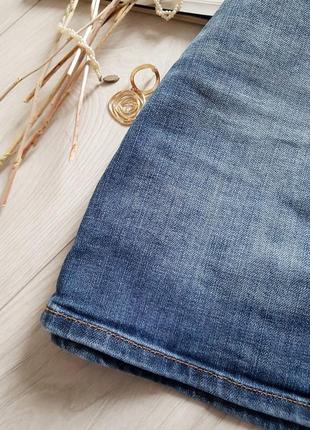 Базова джинсова спідничка на високій посадці h&m5 фото