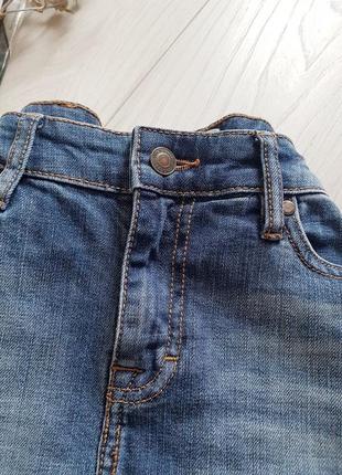 Базова джинсова спідничка на високій посадці h&m4 фото