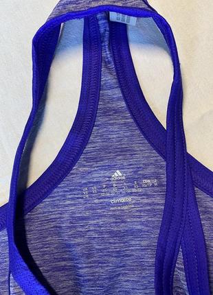 Синяя спортивная майка от adidas4 фото