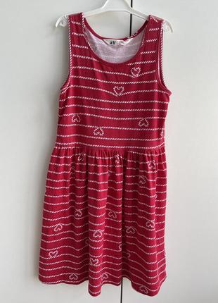 Плаття h&m , сукня нм , сарафан, платтячко , сарафанчик , 6-8 років , 122 128