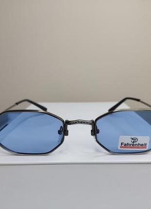 Сонцезахисні вузькі фотохромні окуляри гексагон з поляризацією, окуляри сонцезахисні хамелеон6 фото