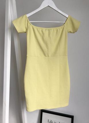 📎 лимонна сукня prettylittlething3 фото
