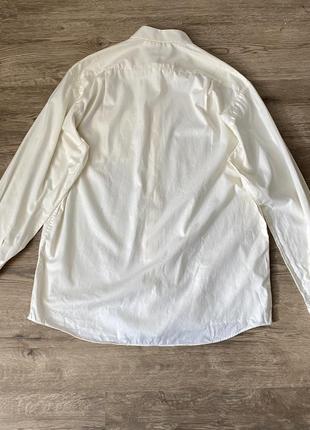 Светло-бежевая рубашка marks&spencer