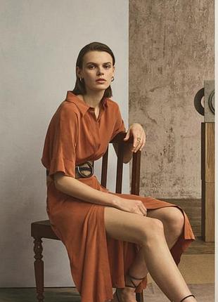 Платье рубашка mango