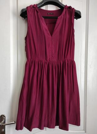 Шовкова сукня massimo dutti 2
