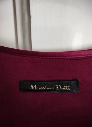 Шёлковое платье massimo dutti4 фото