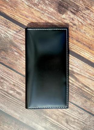 Шкіряний гаманець лонгер ручної роботи2 фото