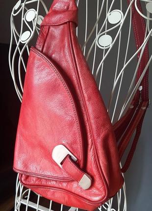 Рюкзак кожаный женский италия