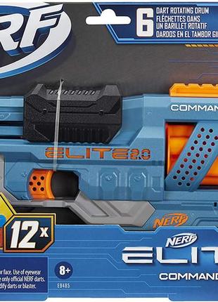 Бластер нерф hasbro nerf elite 2.0 commander rd-6 blaster2 фото