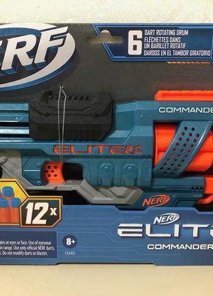 Бластер нерф hasbro nerf elite 2.0 commander rd-6 blaster 4