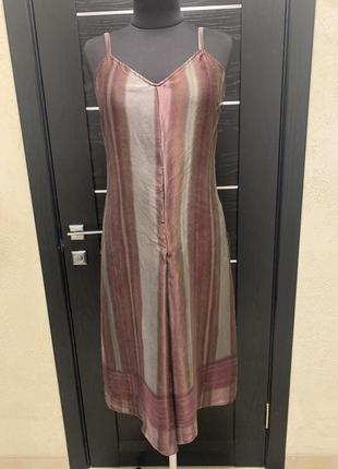 Плаття, сукня на бретелях 100% шовк1 фото