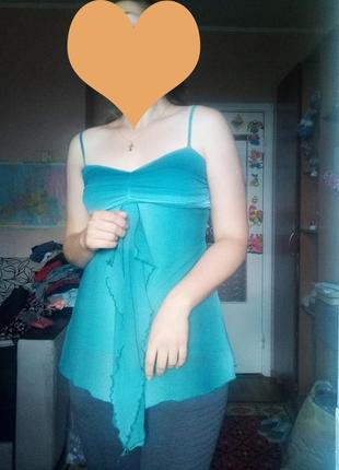 Майка блуза топ женский шифоновый