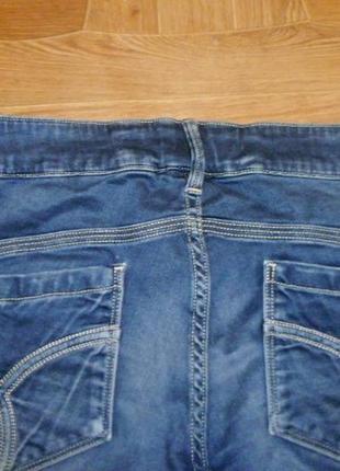 Брендовые мужские джинсовые бриджи,оригинал синие летние4 фото