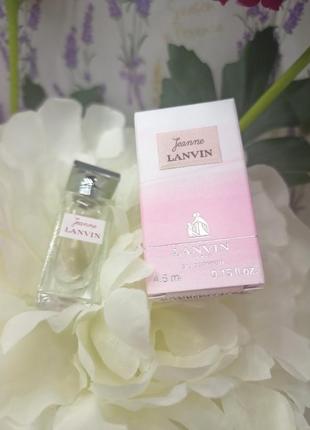 Мініатюра парфумована вода для жінок lanvin jeanne 4.5 мл2 фото