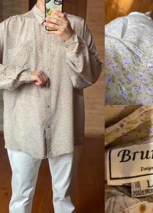 Bruno шовкова вінтажна блуза1 фото