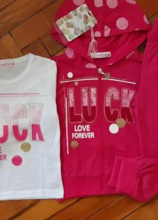 Очень красивый спортивный костюм тройка для девочки (венгрия "crossfire")