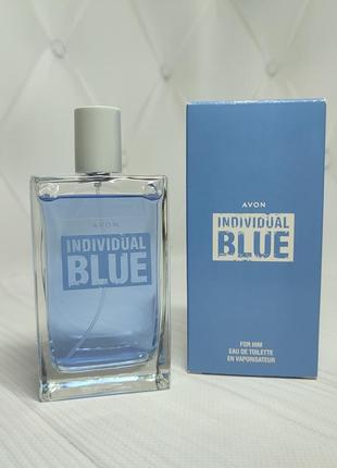 Туалетна вода ейвон avon individual blue 100мл1 фото