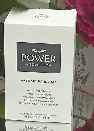 Туалетна вода antonio banderas power of seduction man edt, тестер