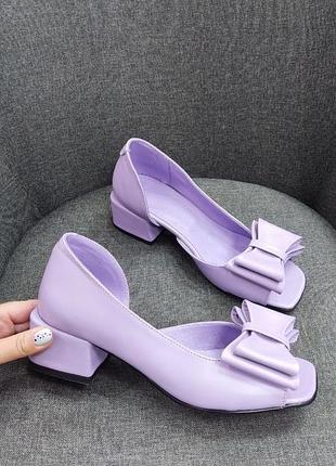 Туфлі з відкритим пальчиком колір на вибір