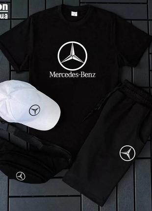 Чоловічий костюм фудболка і шорти mercedes adidas the noth face nasa plam angeles nike4 фото