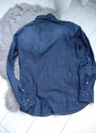 Сорочка джинсова унісекс  benetton jeans2 фото