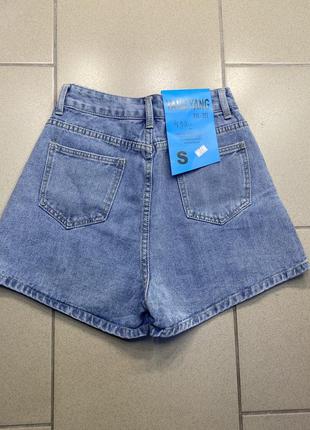 Стильні жіночі блакитні джинсові шорти розмір s, m3 фото
