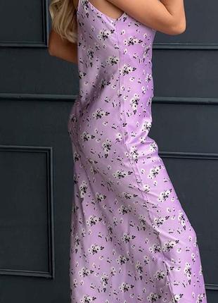 Шелковое платье в бельевом стиле комбинация / сукня шовк7 фото