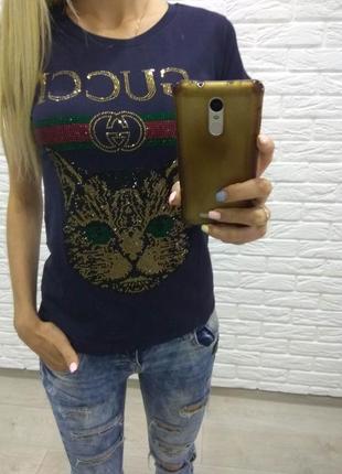 Хит лета, модная футболка в стиле gucci s, m, l, xl