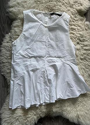 Блуза zara с баской
