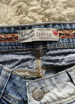 Джинсовые шорты dilvin 3
