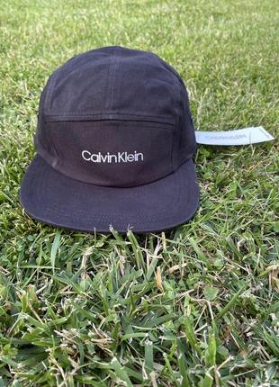 Новая кепка calvin klein бейсболка ( ck 5-panel black cap ) с америки3 фото