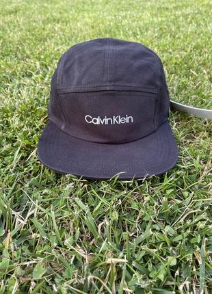 Новая кепка calvin klein бейсболка ( ck 5-panel black cap ) с америки6 фото