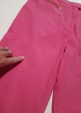Укорочені брюки, колір - рожева малина7 фото