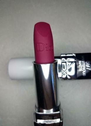 Dior rouge matte# 897 (mysterious matte) - помада для губ5 фото