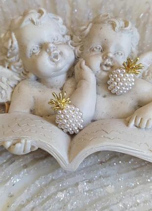 Сережки ананас, сережки7 фото