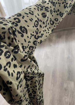 Сорочка в леопардовий принт4 фото