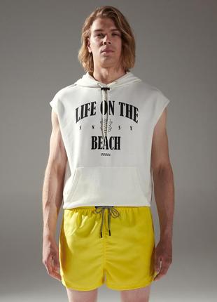 Шорты мужские для купания плавки жёлтые размер xxxl sinsay шорти жовті