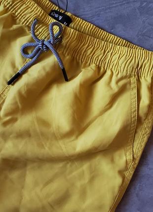 Шорты мужские для купания плавки жёлтые размер xxxl sinsay шорти жовті
