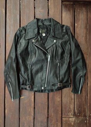 Настоящая винтажная кожаная куртка-косуха kett england 60х-70х байкерская панк гранж рок редкая эксклюзив1 фото