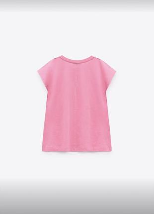Zara розовая футболка топ l3 фото