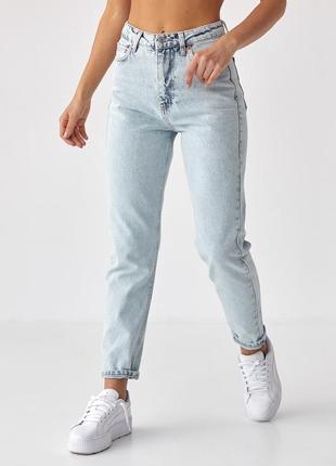 Джинси мом висока посадка жіночі бойфренди