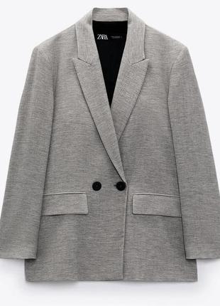 Zara сірий піджак м