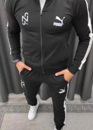 Спортивный костюм мужской в стиле puma Mill черный