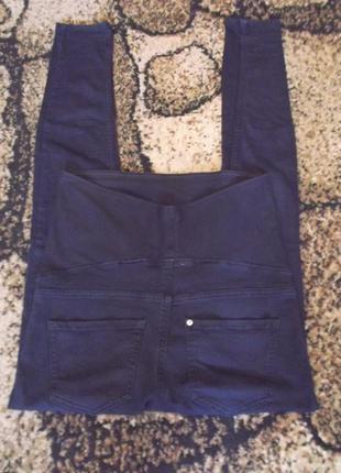 Синие джинсы скинни для беременных.h&m3 фото