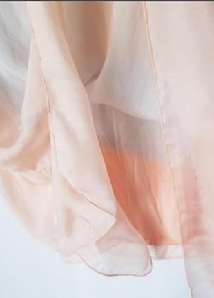 Шовкова блуза пончо шовкова блуза кажан натуральний шовк7 фото