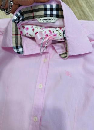 Рожева сорочка burberry5 фото
