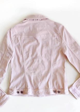 Розовая джинсовая куртка c&a