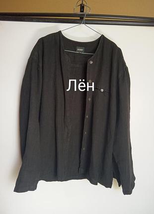 Льняная рубашка жакет hobbs оверсайз